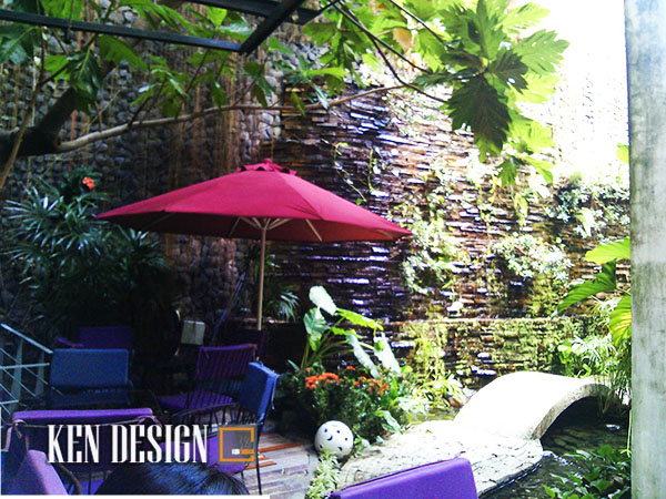 thiết kế quán cafe sân vườn đẹp
